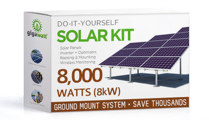 8 Panel Ground Mount Solar Kit