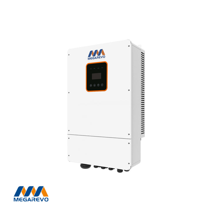 Megarevo R8KLNA 8kW Hybrid Smart Inverter IP65 rating w/touch screen and WiFi 5yr warranty