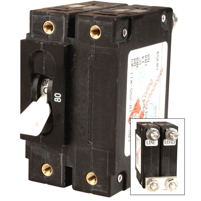 MNEDC Midnite Panel Mount Breaker, 5,10,15,20,30,40,50,60,70,80,90, or 100 Amp - Image 4