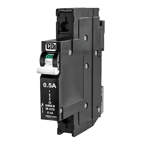 MNEPV-150-1PNP Midnite Din Rail Breaker DC type 150 volts 2,10,12,15,20,30,40,50, or 63 Amp