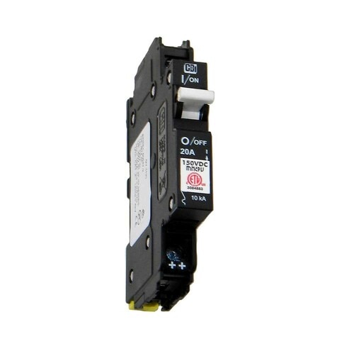 MNEPV-150-1PNP Midnite Din Rail Breaker DC type 150 volts 2,10,12,15,20,30,40,50, or 63 Amp - Image 3