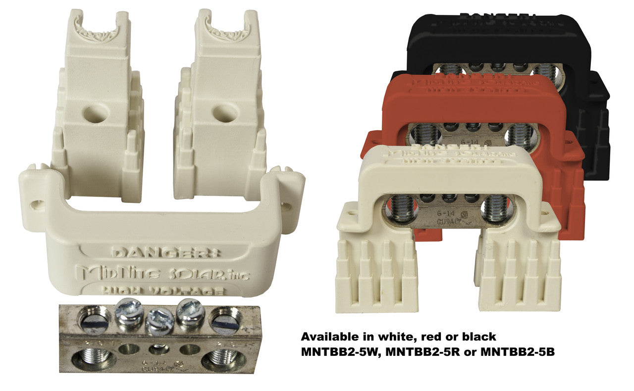 MNSBB-W Midnite Short Red Buss Bar - Image 3