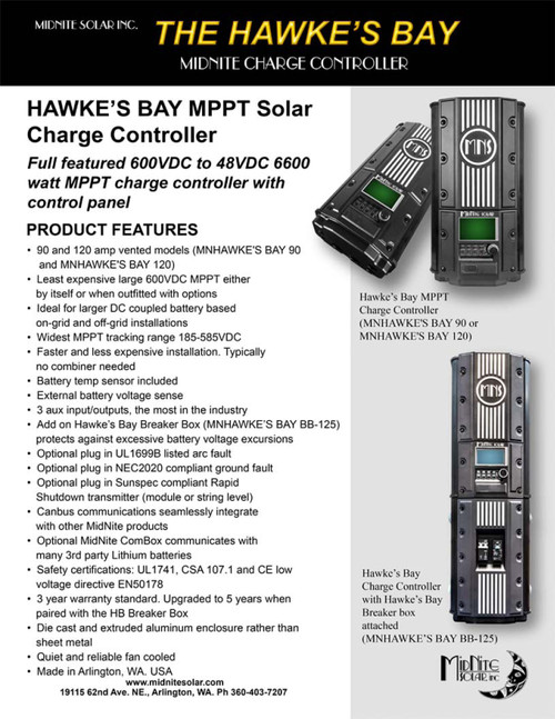 MNHAWKE’S BAY BACKPLATE for mounting MNHBay 90 or 120 w/MNH BB - Image 4