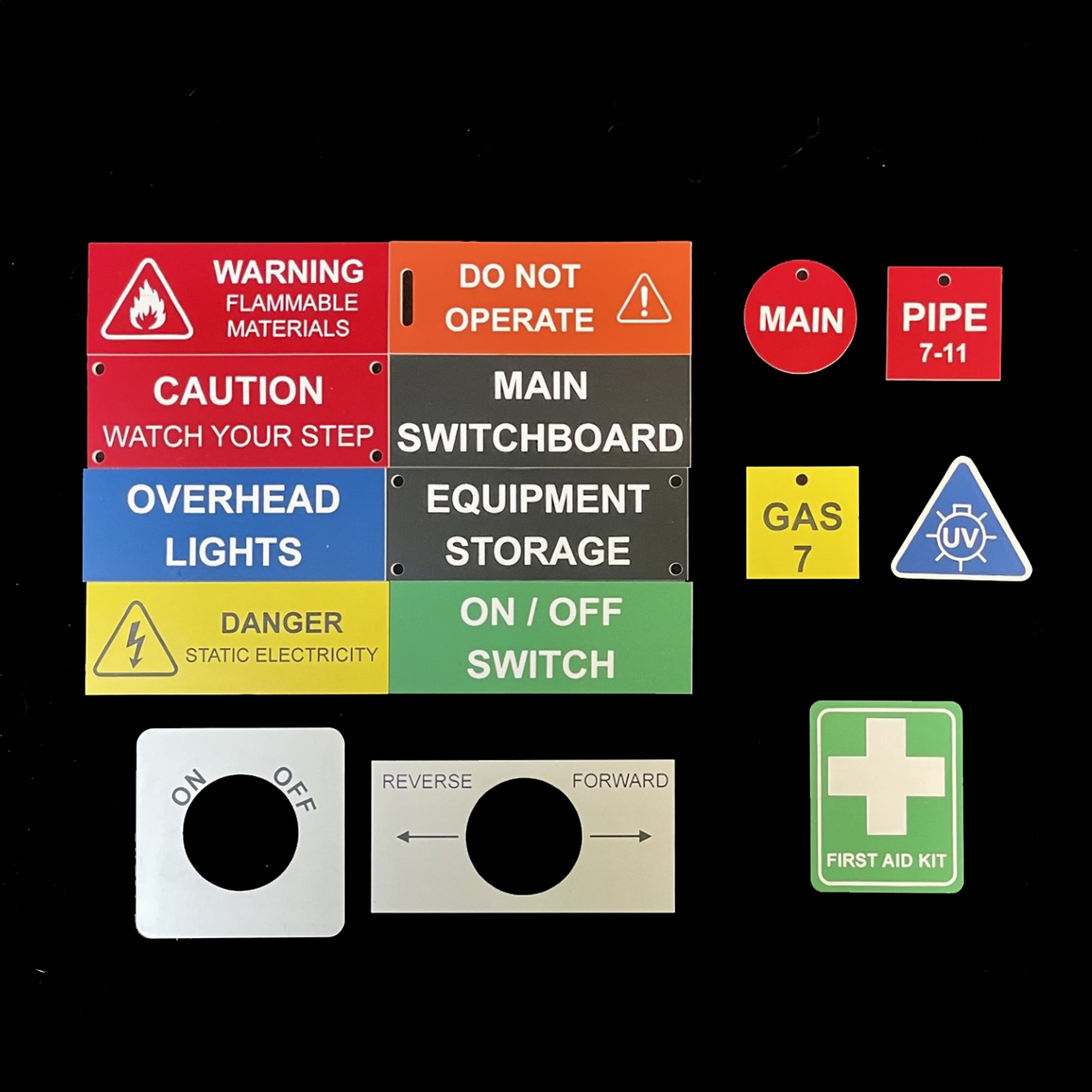Off Grid Lamicoid sign kit