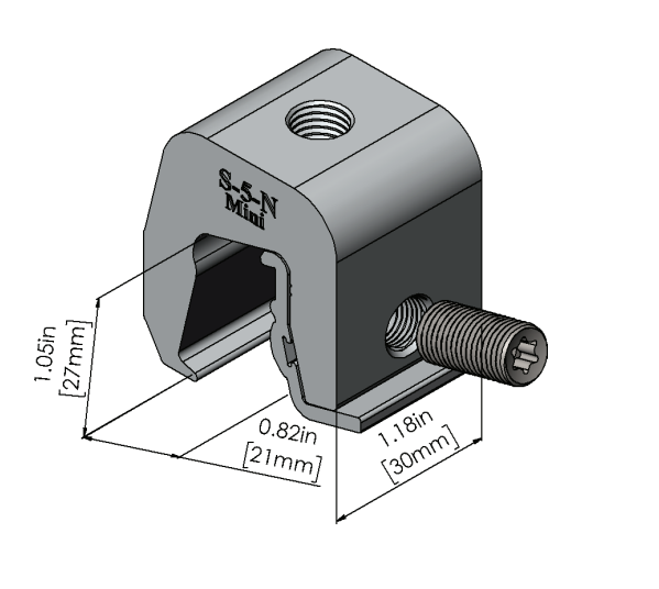 S-5! N Mini w/insert Standing Seam Clamp SFI-1103
