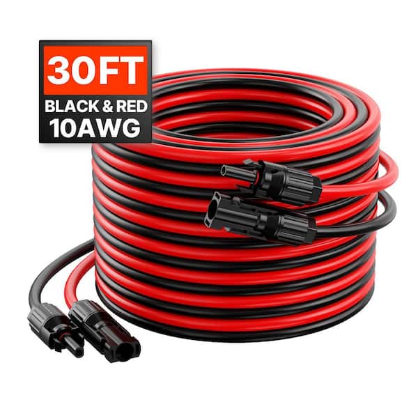 MC4 XLPE RED Sun resistant 10 gauge cable PV-1019-UL-02 - Image 6
