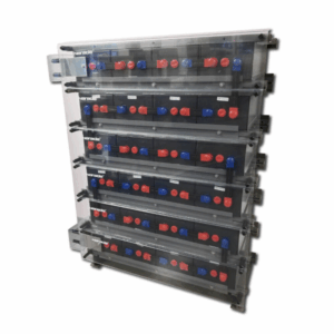 Sacred Sun 24 Volt 1000 Ahr Carbon Battery Bank Complete with racking and buss bars 24kWh - Image 5