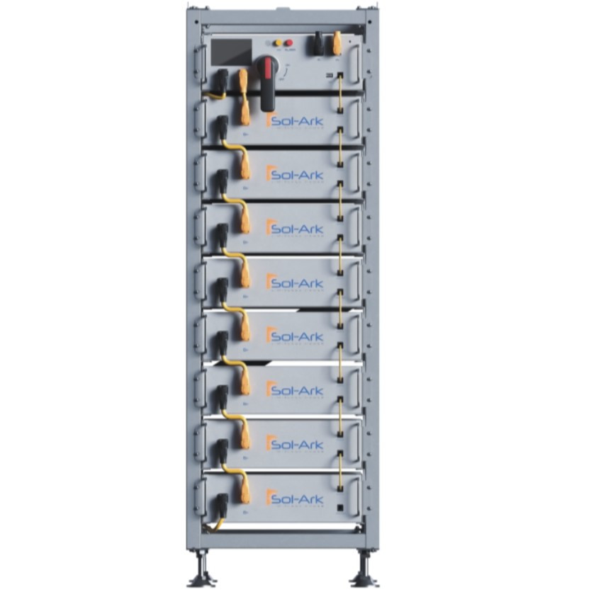 Sacred Sun 24 Volt 500 Ahr Carbon Battery Bank Complete with racking and buss bars 12kWh - Image 5
