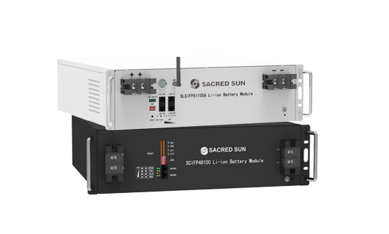 Sacred Sun 48 Volt 500 Ahr Carbon Battery Bank Complete with racking and buss bars 24kWh - Image 4