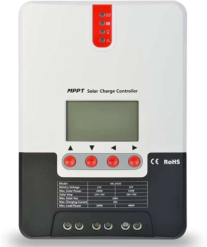 SR-ML4860 Switch Energy 60Amp MPPT Charge Controller - Image 4