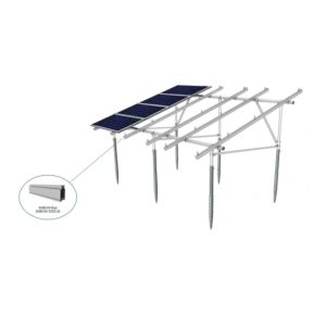 Sunmodo SMR300-174-M 174” Rail Silver