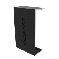 Sunmodo CAP-SMR300-AL-B Rail End Cap Aluminum Black - Image 6
