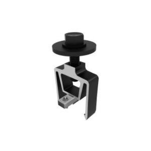 Sunmodo CLMP-END-SMR-B Pop-on End Clamp Black - Image 4
