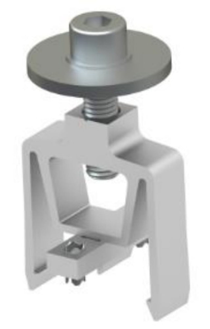 Sunmodo CLMP-MID-SMR-S Pop-on Mid Clamp Silver - Image 6