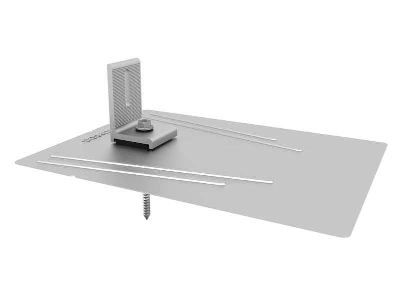 Sunmodo LFA-SMR300-S L Foot Adaptor Silver - Image 5