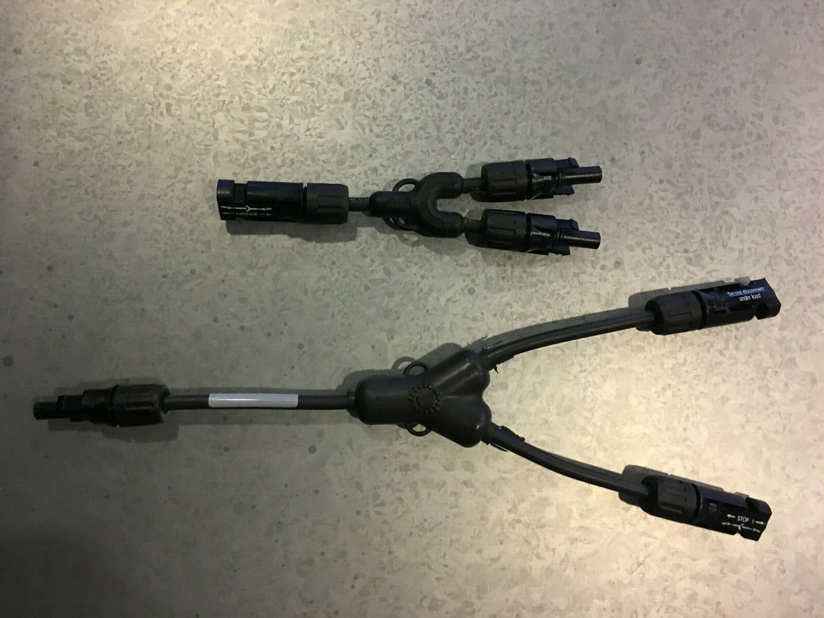 MC4 M/F connector Assembled with wire - Image 2