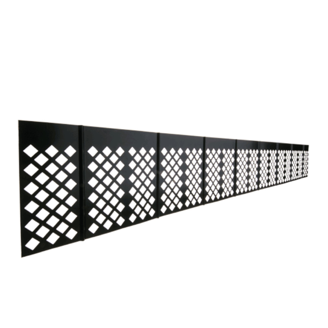 ST-001 SolaTrim 1st Gen Squirrel Guard Black w/adhesive **sold per foot**