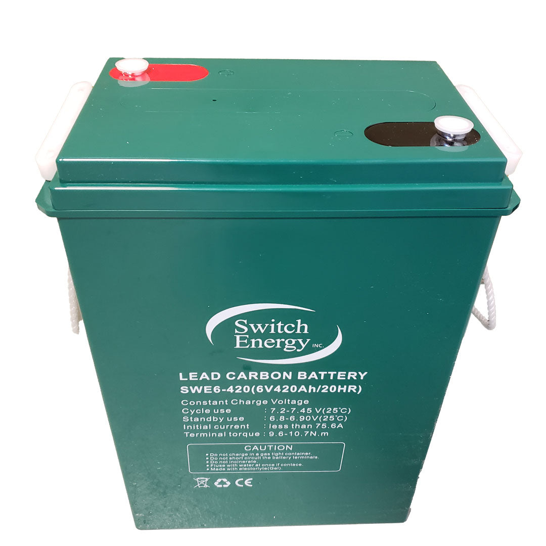 SWE6-420 Lead Carbon Battery 6 VDC 420 Ah Group L-16