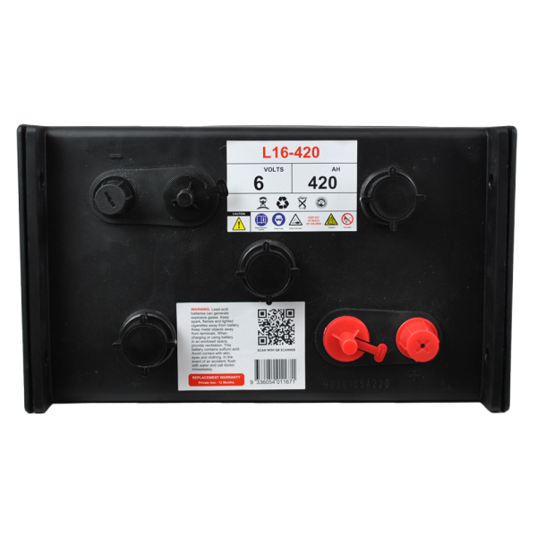 SWE6-420 Lead Carbon Battery 6 VDC 420 Ah Group L-16 - Image 5