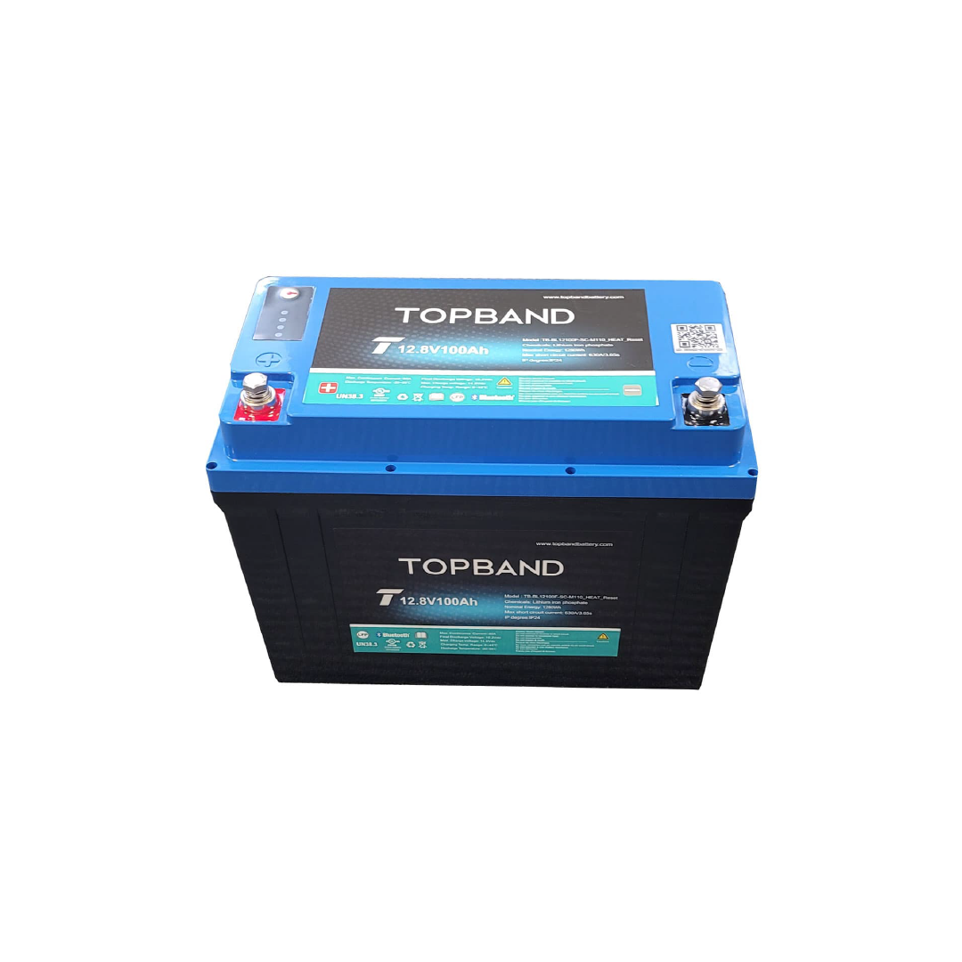 BA9540 Top Band 4 X 100 Ah 12.8V Batteries,Box and Cables Cap: 5.12kWh 25.6V Bank - Image 2