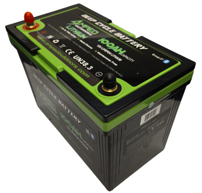 BA9540 Top Band 4 X 100 Ah 12.8V Batteries,Box and Cables Cap: 5.12kWh 25.6V Bank - Image 6