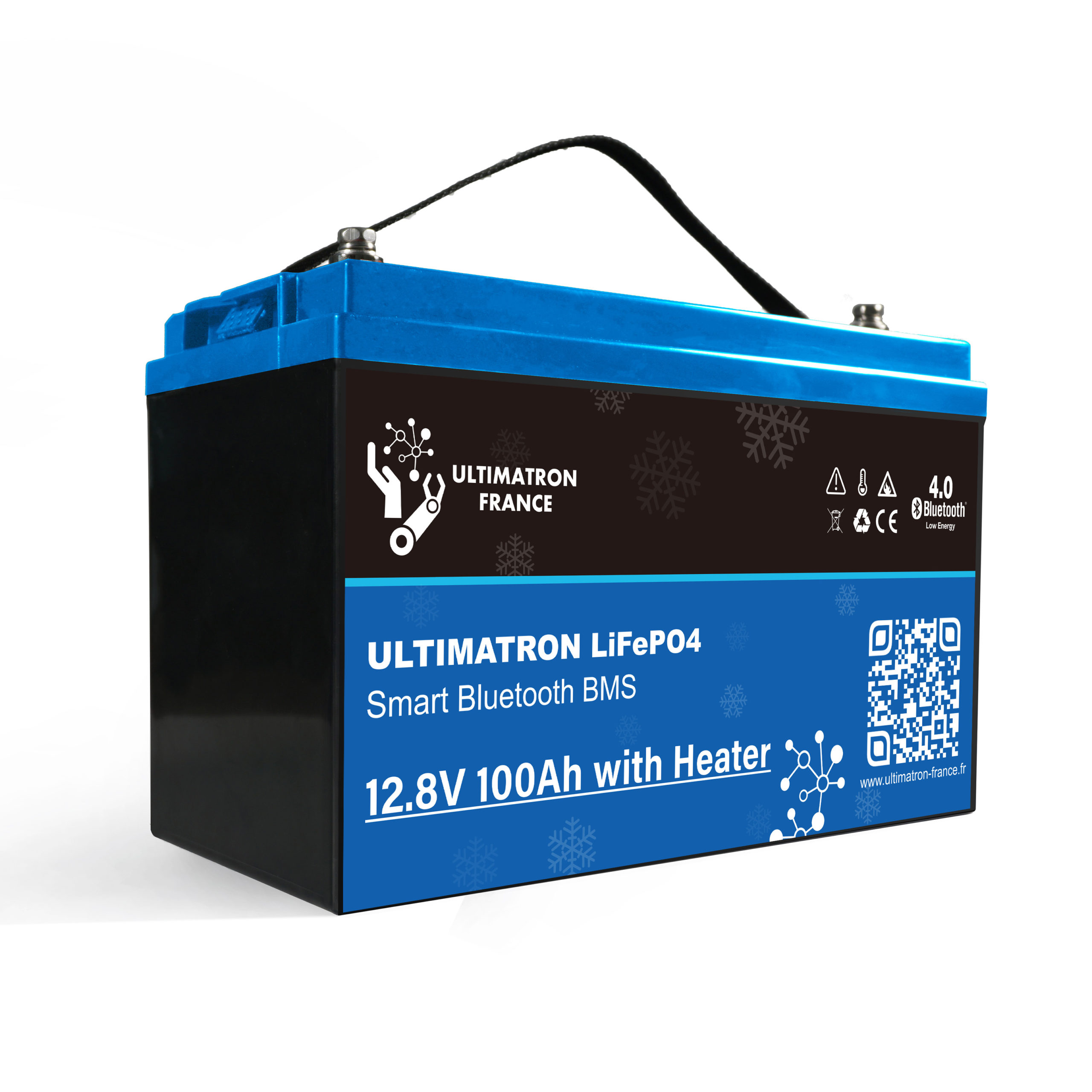 TB 12.8V/100Ahr Lithium Battery with Heater and Bluetooth 5 yr warranty