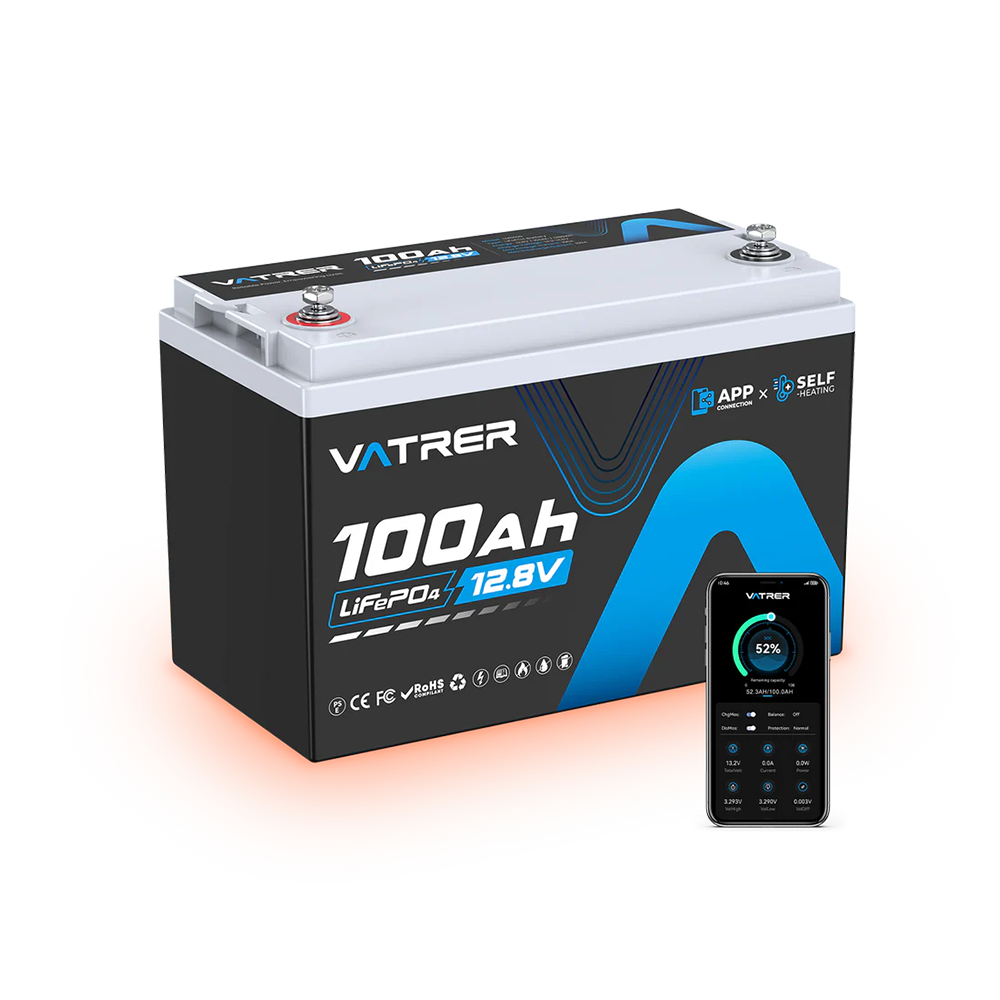 TB 12.8V/100Ahr Lithium Battery with Heater and Bluetooth 5 yr warranty - Image 4