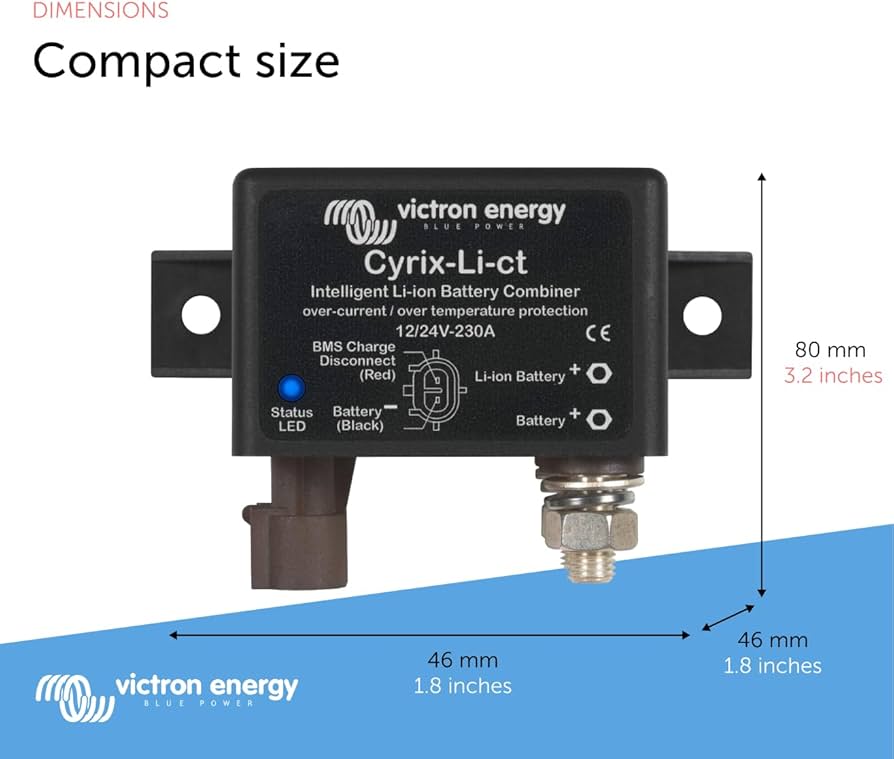 Victron Cyrix-ct 12/24V-230A Intelligent Battery Combiner - Image 4