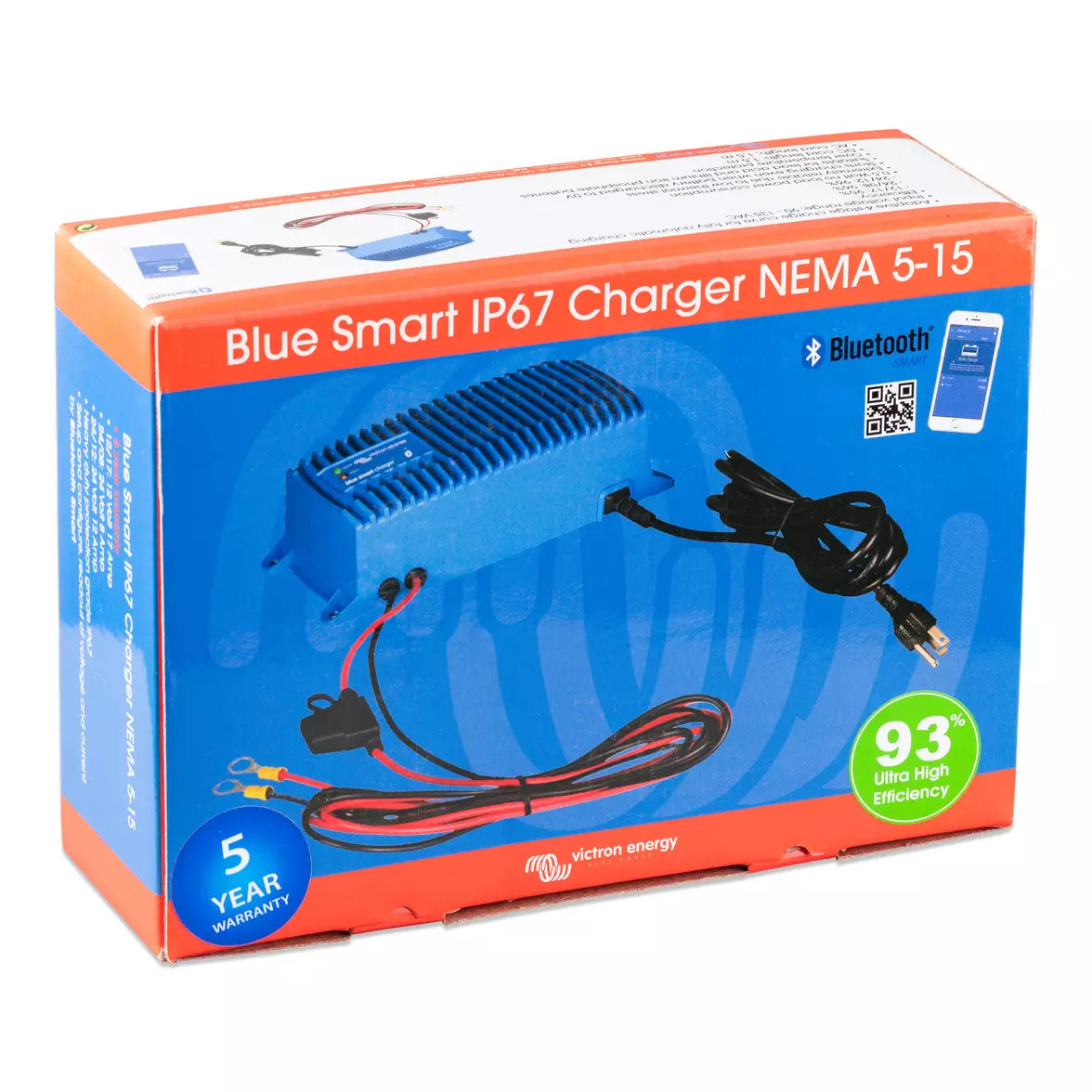 IP67 Blue Smart Charger 24/5(1) 120V NEMA 5-15 - Image 6