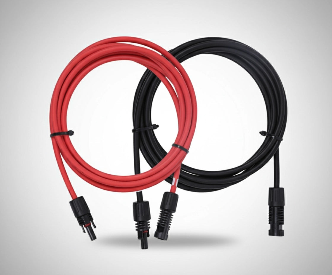 MC4 cable 18 feet with one end Red or Black