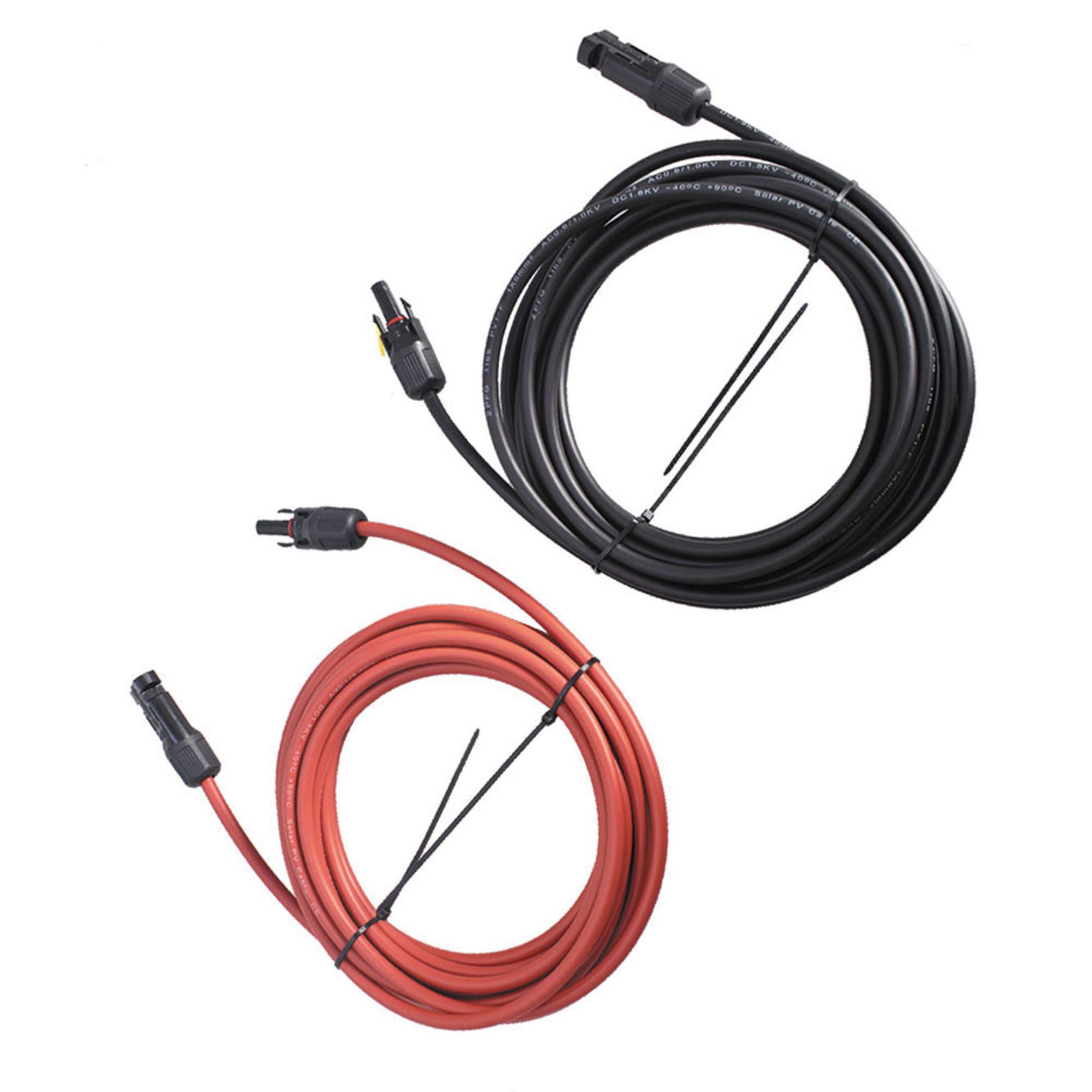 MC4 RV cable kit 25 ft Red and 25 ft Black with 2 ends - Image 6