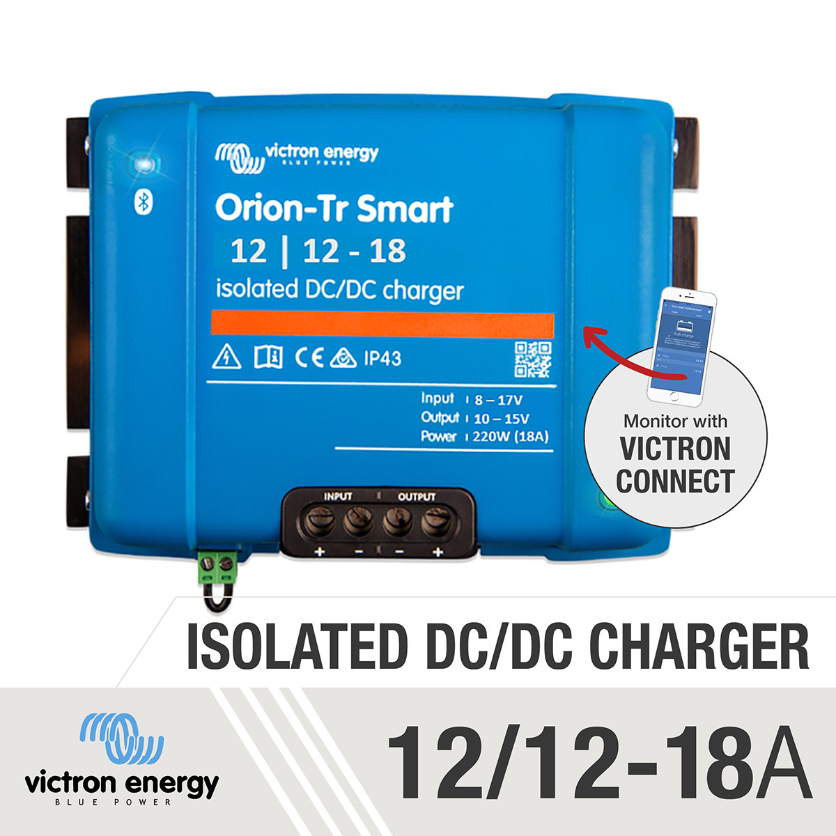 Orion-Tr Smart 12/12-18A (200W) Isolated DC-DC Charger