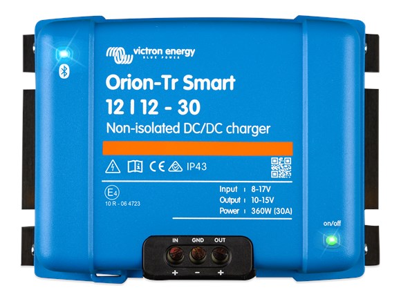 Orion-Tr Smart 12/12-30A (360W) Non-isolated DC-DC Charger