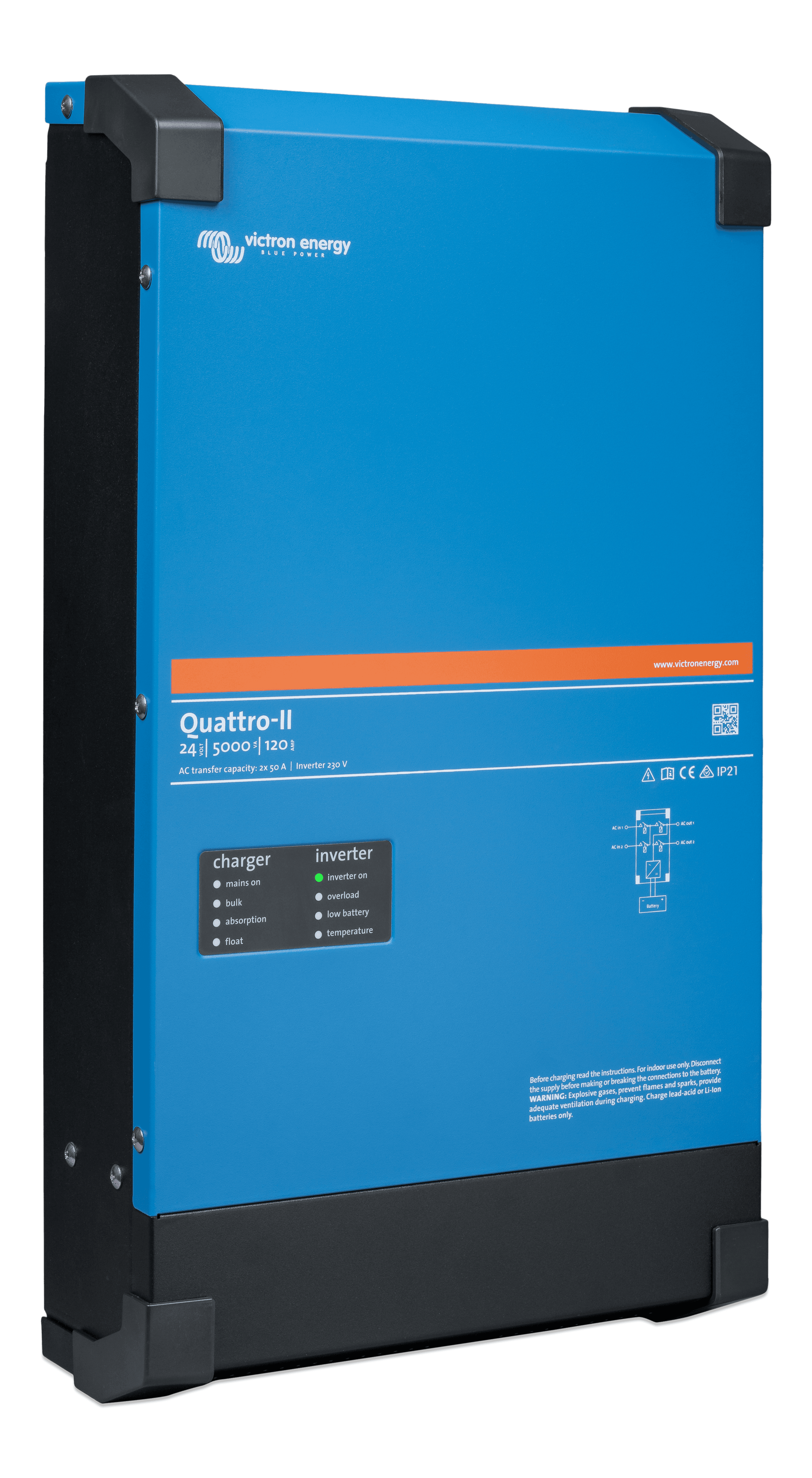 Victron 24/5000/120-100/100 Quattro Inverter 120V - Image 3