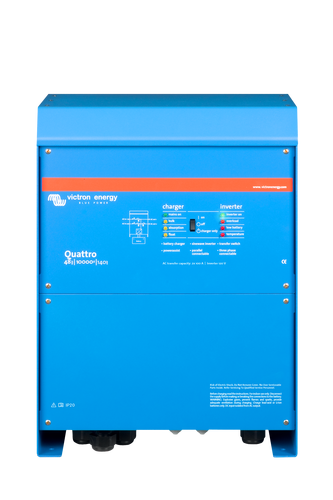 Victron 48/10000/140-100/100 Quattro Inverter 120V VE.Bus UL
