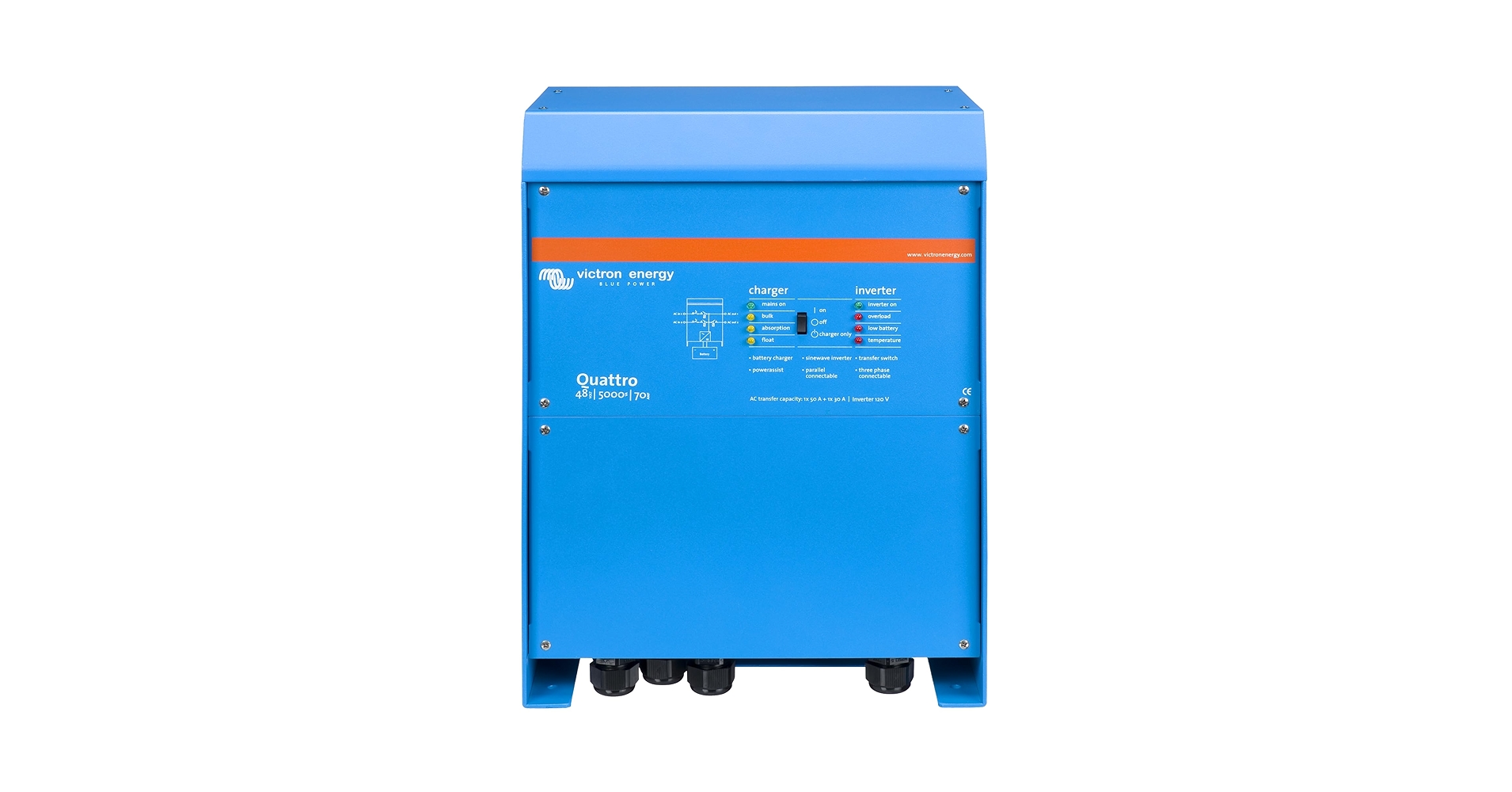 Victron 48/5000/70-100/100 Quattro Inverter 120V - Image 3