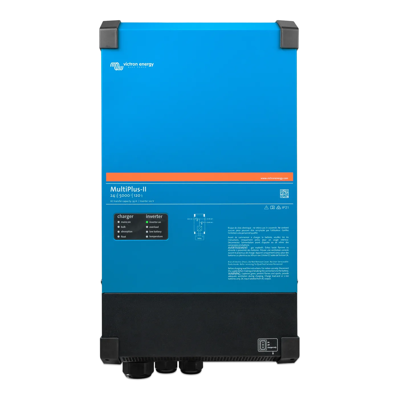 Victron *II* 24/3000/70-50 MultiPlus-II Inverter 120V (UL) - Image 4