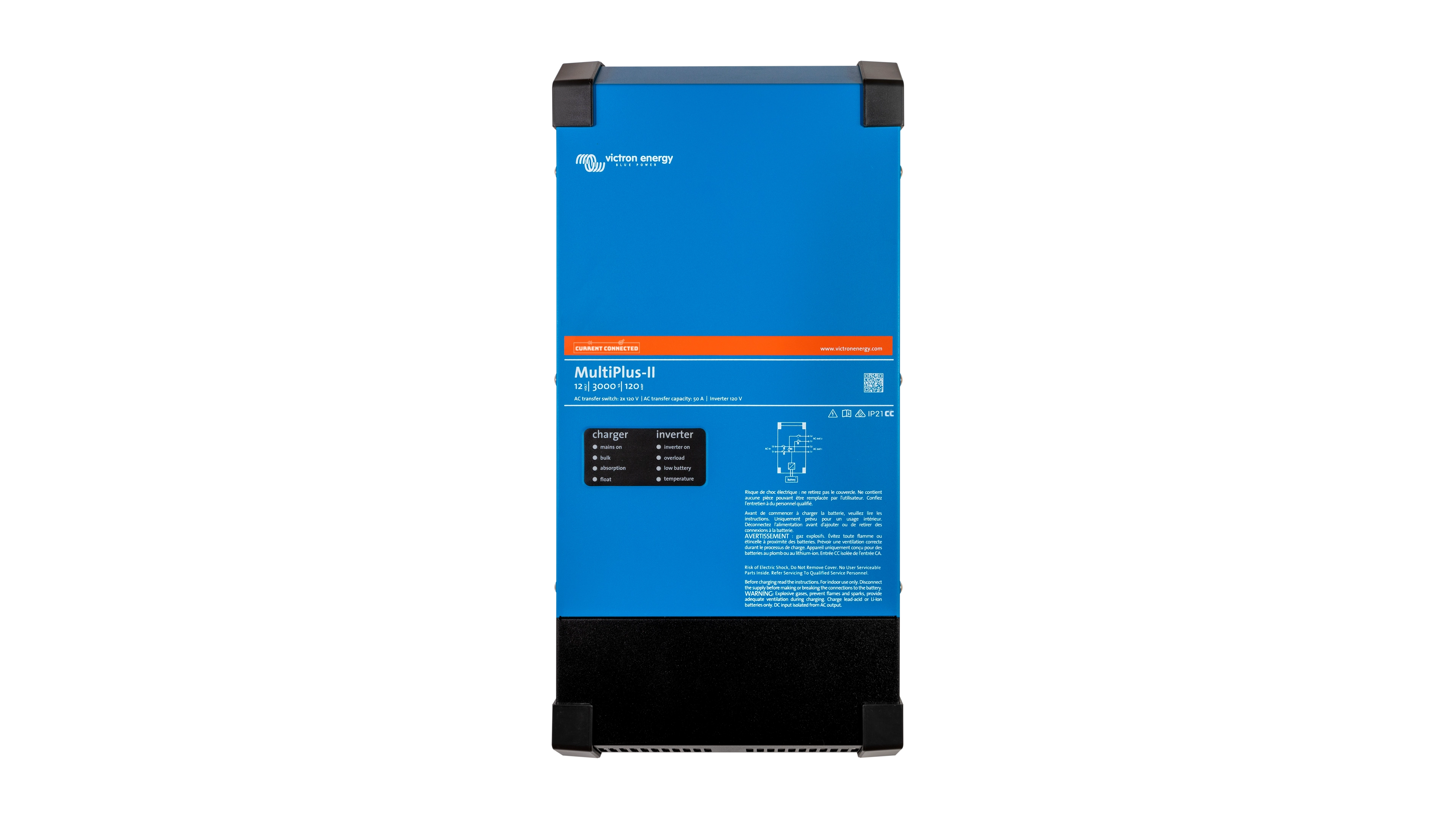 Victron *II* 2x120V 50A RV 12/3000/120-50 MultiPlus-II Inverter (UL) - Image 5