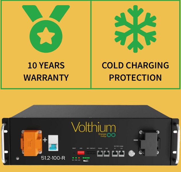 Volthium 51.2V 100Ah LiFePO4 Battery 51.2-100-R-3U-C 5.12 kW - Image 5
