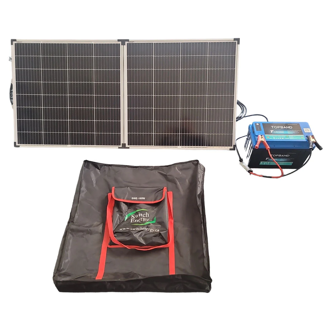 Switch Energy 200 Watt MaxPower MPPT Folding Solar Panel Kit - Image 2